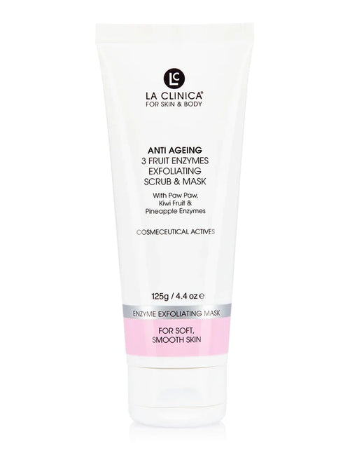 La Clinica face mask LA CLINICA Anti Ageing 3 Fruit Enzyme Exfoliating Scrub & Mask 125g