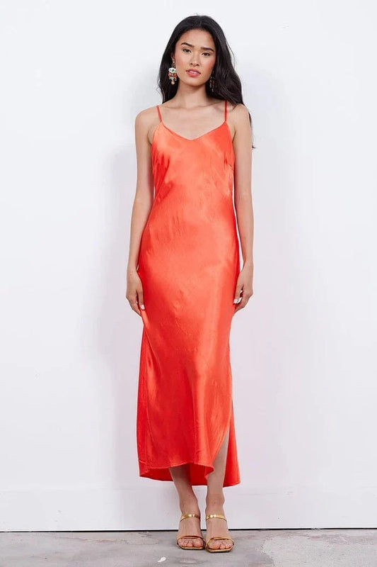 LA Made Winner Silky Chemise Dress
