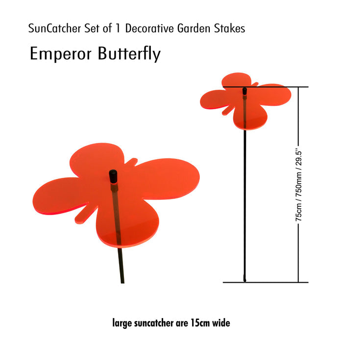 Large SunCatcher Garden Décor Ornament 'Emperor Butterfly'