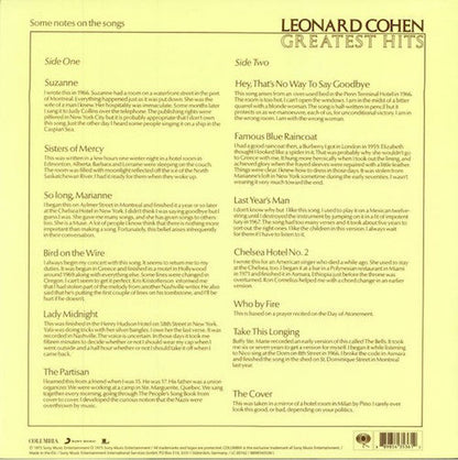 Leonard Cohen Greatest Hits