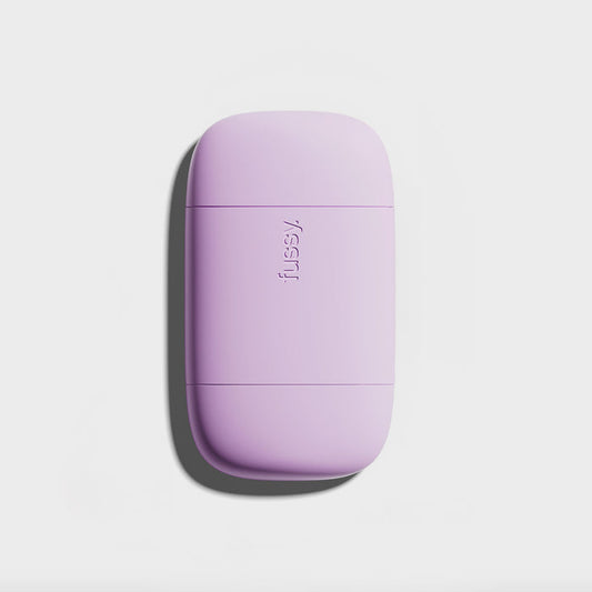 Fussy's Lilac deodorant case to hold their refillable, natural deodorant.