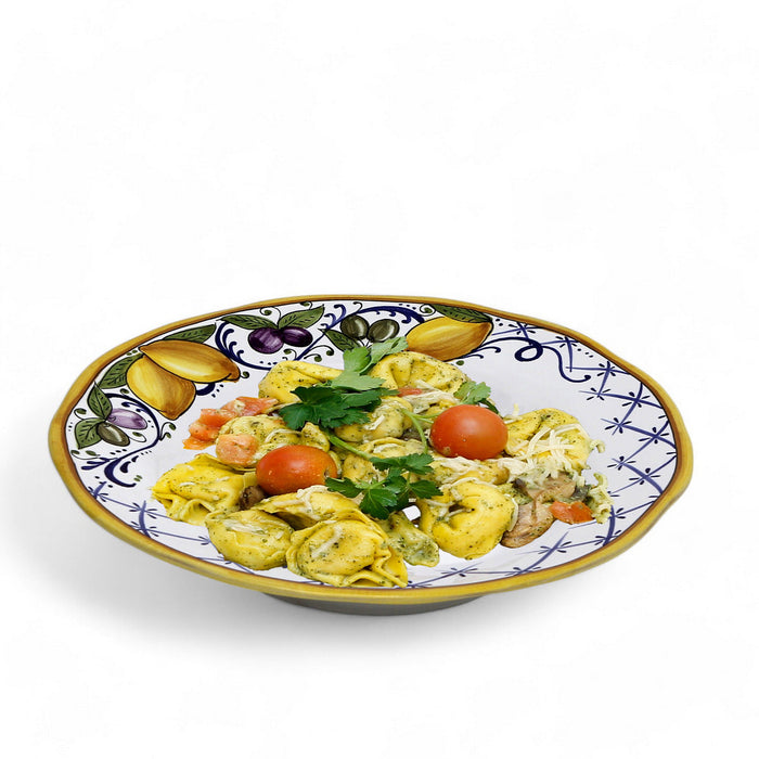 LIMONI POSITANO: Pasta/Soup rimmed plate
