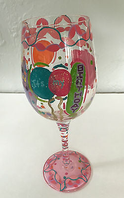 LOLITA WINE GLASS IT'S MY BIRTHDAY - Cardsmart & Gift