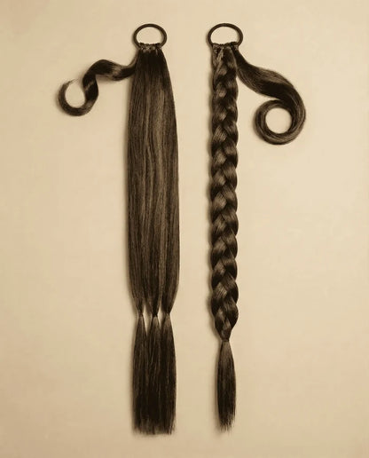 Brown Braid with Golden Brown Highlights / 34 in