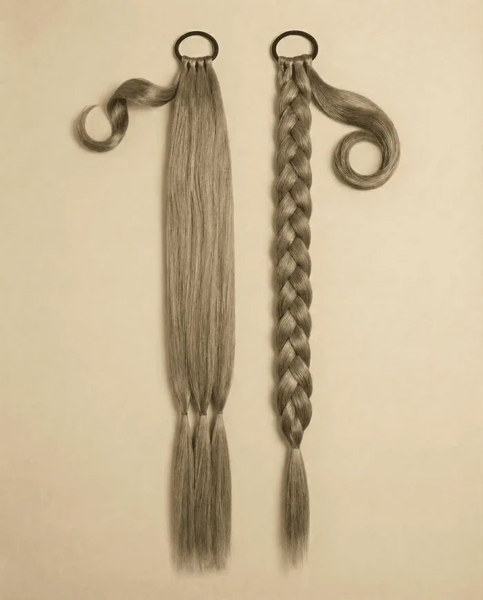 Dark Ash Braid with Highlights / 34 in