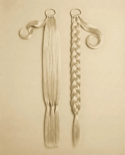 Light Platinum Blonde Braid / 34 in