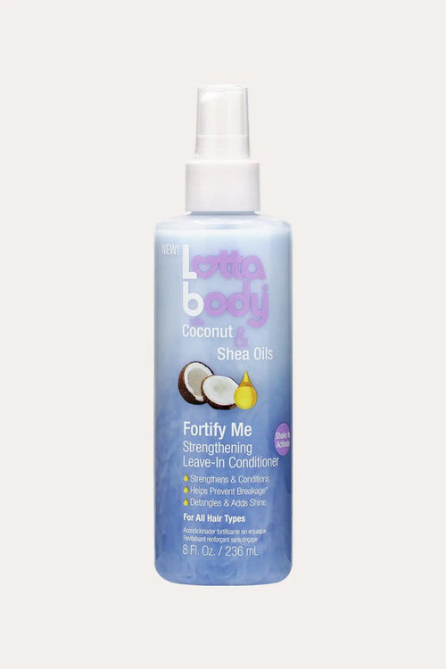 LOTTABODY COCONUT & SHEA OILS FORTIFY ME STRENGTHENING LEAVE-IN CONDITIONER 8oz - BSW BEAUTY CANADA