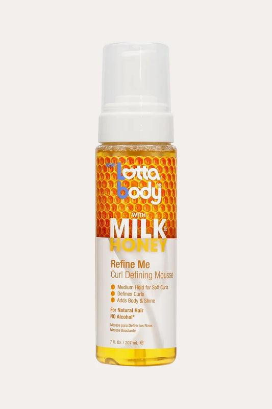 Lottabody Milk &amp; Honey Define &amp; Shine Style Foam  7oz
