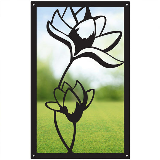 Lotus Flower Garden Mirror