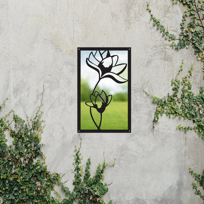 Lotus Flower Garden Mirror