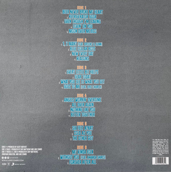 Luke Combs What You See Ain’t Always What You Get 3-LP