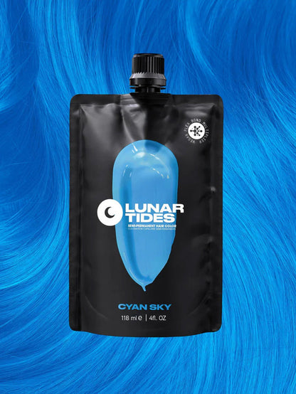 Lunar Tides Hair Dye 4oz | Cyan Sky-Image 1