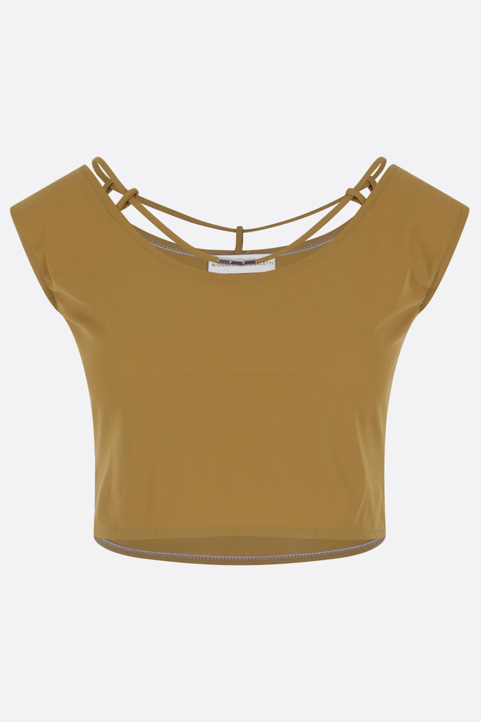lycra cropped top