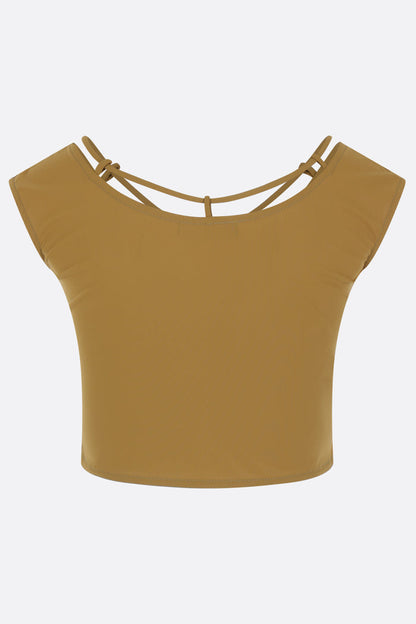 lycra cropped top