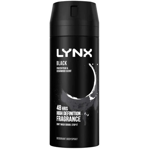 Lynx Aerosol Body Spray, Black 150ml