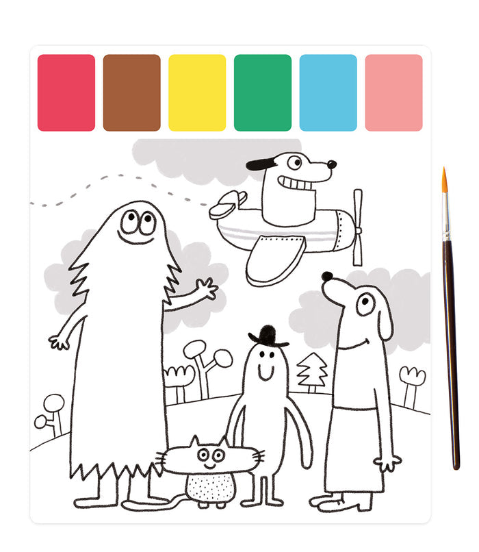 Magic Palette Painting - Les Schmouks - Content