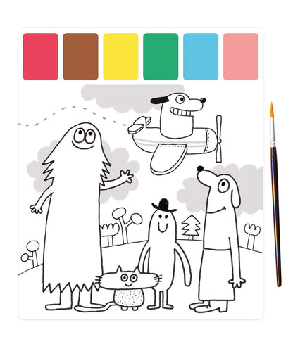 Magic Palette Painting - Les Schmouks - Content