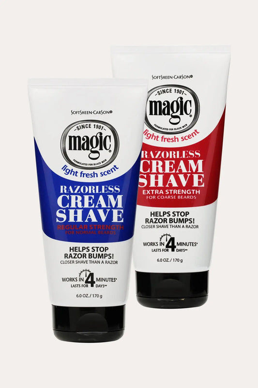 MAGIC RAZORLESS CREAM SHAVE 6oz - BSW BEAUTY CANADA