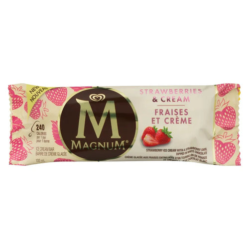 MAGNUM Strawberries & Cream Ice Cream Bar - 90ml