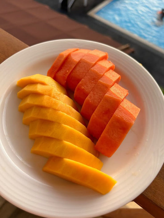 Mango Papaya Foaming Body Scrub