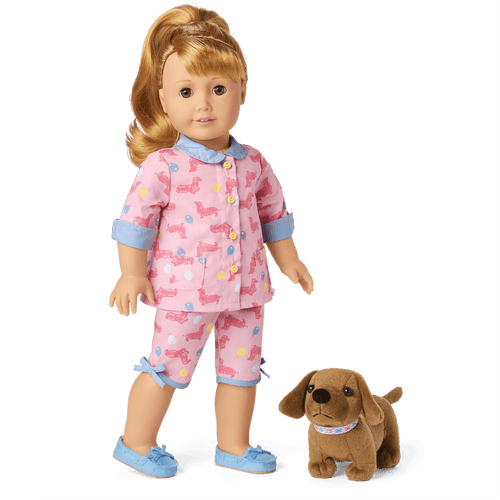 Maryellen’s™ Dachshund Pajamas & Dog (Historical Characters)