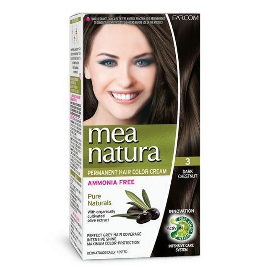 MEA NATURA HOME HAIR DYE KIT | 3 - Dark Chestnut 60ml - New Hair Supplies Ireland