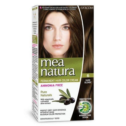 MEA NATURA HOME HAIR DYE KIT | 6 - Dark Blonde 60ml - New Hair Supplies Ireland