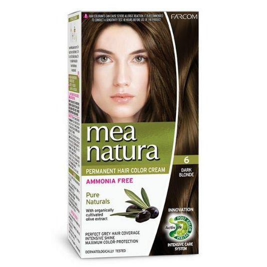 MEA NATURA HOME HAIR DYE KIT | 6 - Dark Blonde 60ml - New Hair Supplies Ireland