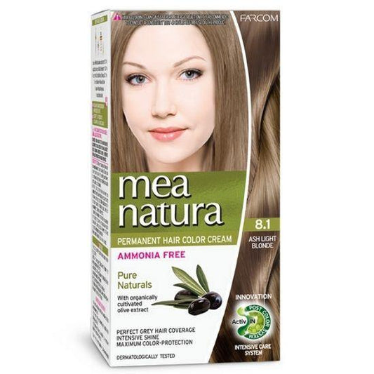 MEA NATURA HOME HAIR DYE KIT | 8.1 - Ash Light 60ml - New Hair Supplies Ireland