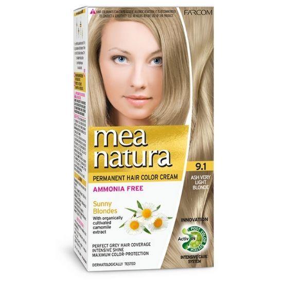 MEA NATURA HOME HAIR DYE KIT | 9.1 Ash Very Light Blonde- 60ml - New Hair Supplies Ireland
