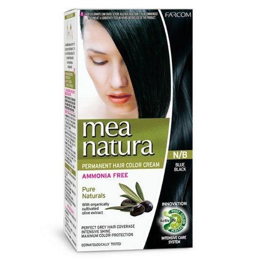 MEA NATURA HOME HAIR DYE KIT | N\B BLUE - BLACK 60ml - New Hair Supplies Ireland