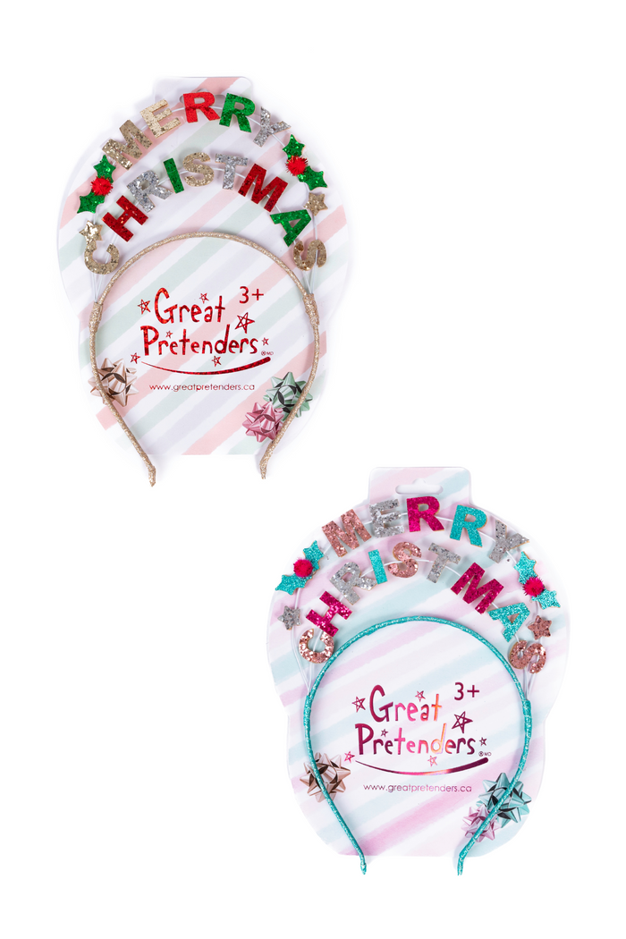 Merry Christmas Headband, 2pcs Assorted