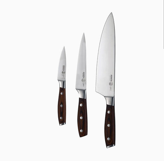 Messermeister Avanta Pakkawood Starter Set of 3