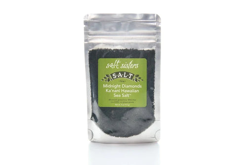 Midnight Diamonds Black Hawaiian Sea Salt Fine