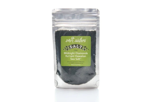 Midnight Diamonds Black Hawaiian Sea Salt Fine