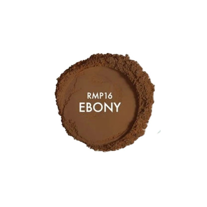 IVY BEAUTY by KISS mineral powder foundation shade Ebony RMP16 loose brown powder pan for medium deep skin