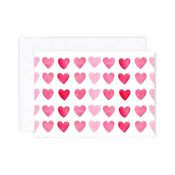 Mini Card - Mini Hearts - Love + Anniversary Enclosure Card
