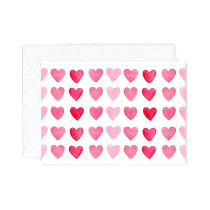 Mini Card - Mini Hearts - Love + Anniversary Enclosure Card