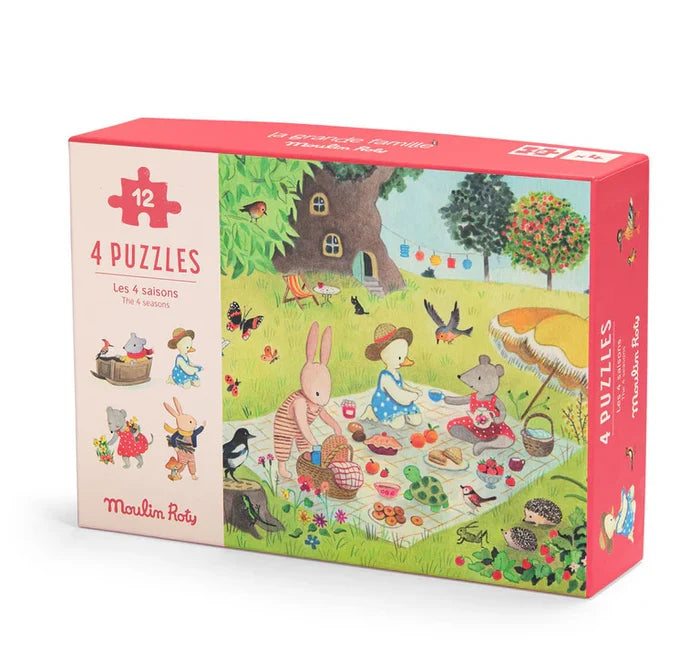 Mini Puzzle - 4 Seasons - La Grande Famille
