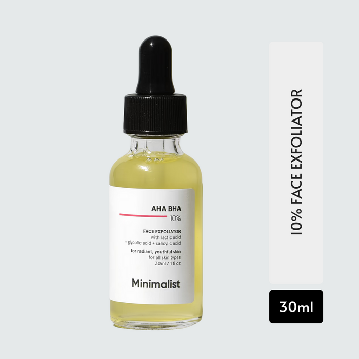 Minimalist 10% Face Exfoliator 30ml