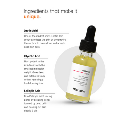 Minimalist 10% Face Exfoliator 30ml