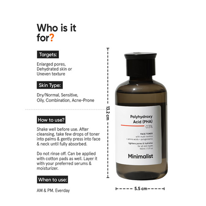 Minimalist Polyhydroxy Acid 03% Toner 150ml