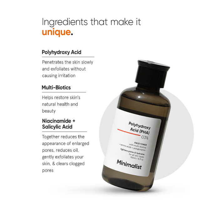 Minimalist Polyhydroxy Acid 03% Toner 150ml