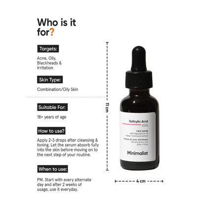Minimalist Salicylic Acid 02% Face Serum 30ml