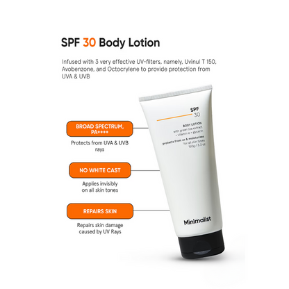 Minimalist SPF 30 Body Lotion 150g