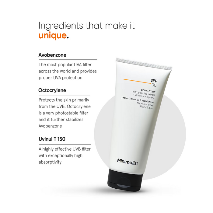 Minimalist SPF 30 Body Lotion 150g