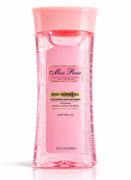 Miss Rose Body Oil - Soft Glow Moisturizer Miss Rose Body Oil  Pinky Cosmetics