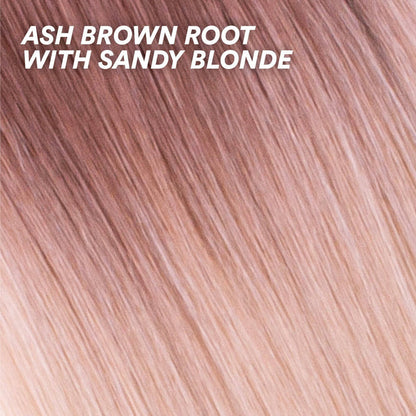 Ash Brown Root with Sandy Blonde