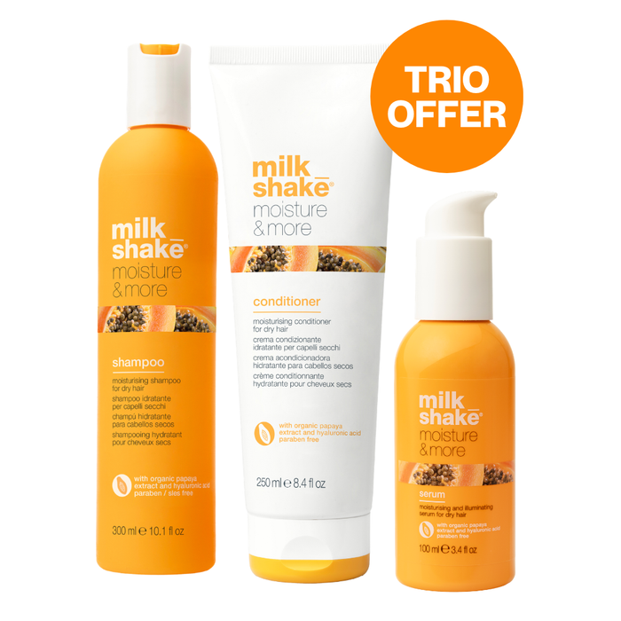 moisture & more serum trio - save 15%