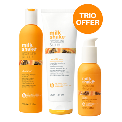 moisture & more serum trio - save 15%